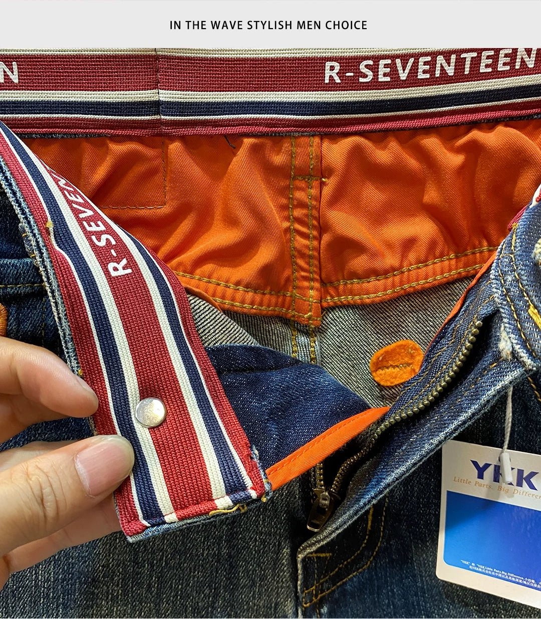 Men’s High-End Slim Denim Jeans