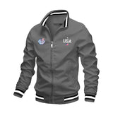 Men’s USA Graphic Varsity Jacket