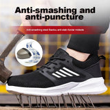 Men Indestructible Steel Toe Sneakers