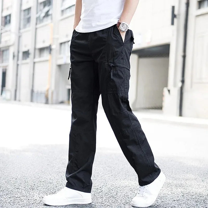 Men’s Loose Straight Cargo Pants