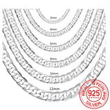 Men's 925 Sterling Silver Chain Necklace