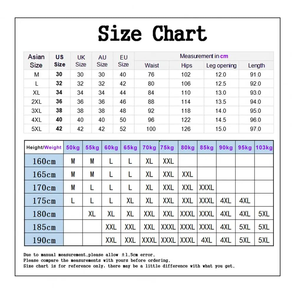 Men's Plus Size Tactical Cargo Pants – Multi-Pocket