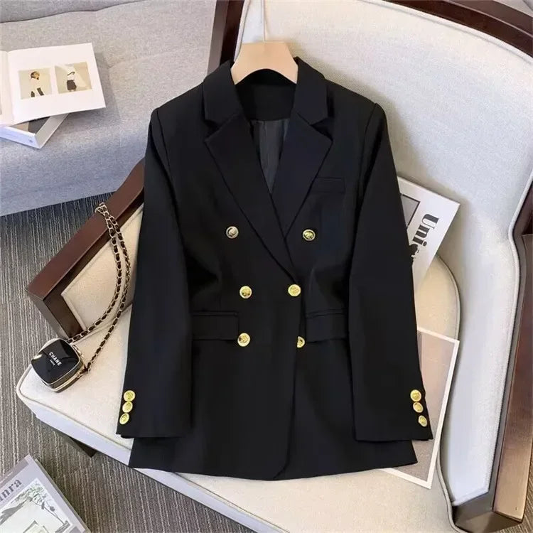 KStyle™ – Korean Slim Fit Blazer (Loose Fit, Temperament Ready, Spring/Fall Wear)