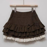 StreetBelt™ – Riveted Mini Skirt (Blue Black High Street Y2K)