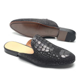 Men’s Crocodile Leather Mules