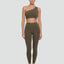 Blush One-Shoulder Yoga Set