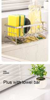 Stainless Steel Sink Storage Rack – Kitchen Sponge Organizer