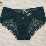 Mid Waist Lace Panties