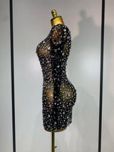 Women's Sparkling Party Mini Dress