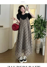 Summer Maternity Two-Piece Skirt Set