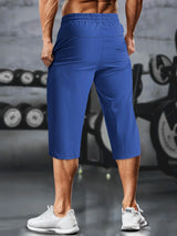 Men Cropped Athletic Pants