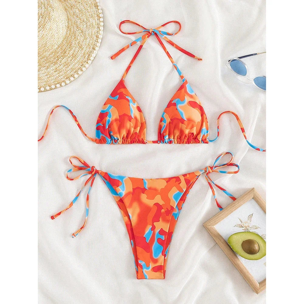 Tie Dye Micro Bikini