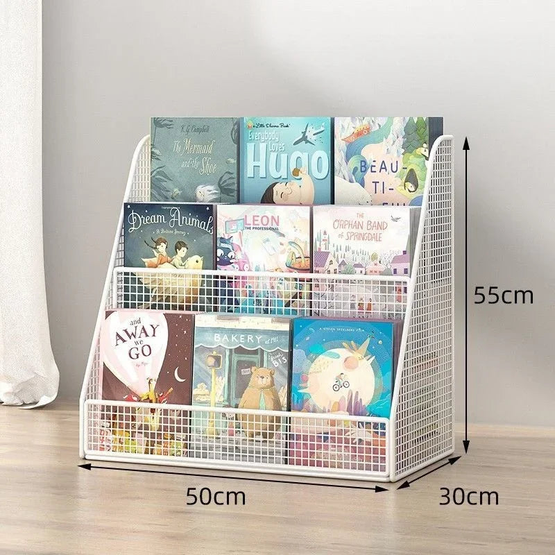 Kids Bookshelf Desk Organizer