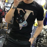 Men's Plus Size Hip-Hop T-Shirt – Cartoon Print