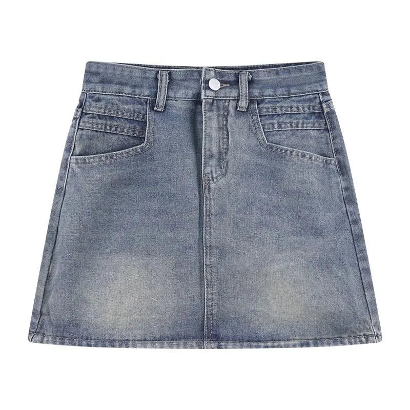 AllureForm™ – Slim High-Waisted Skirt (Elegant Korean A-Line Fit)