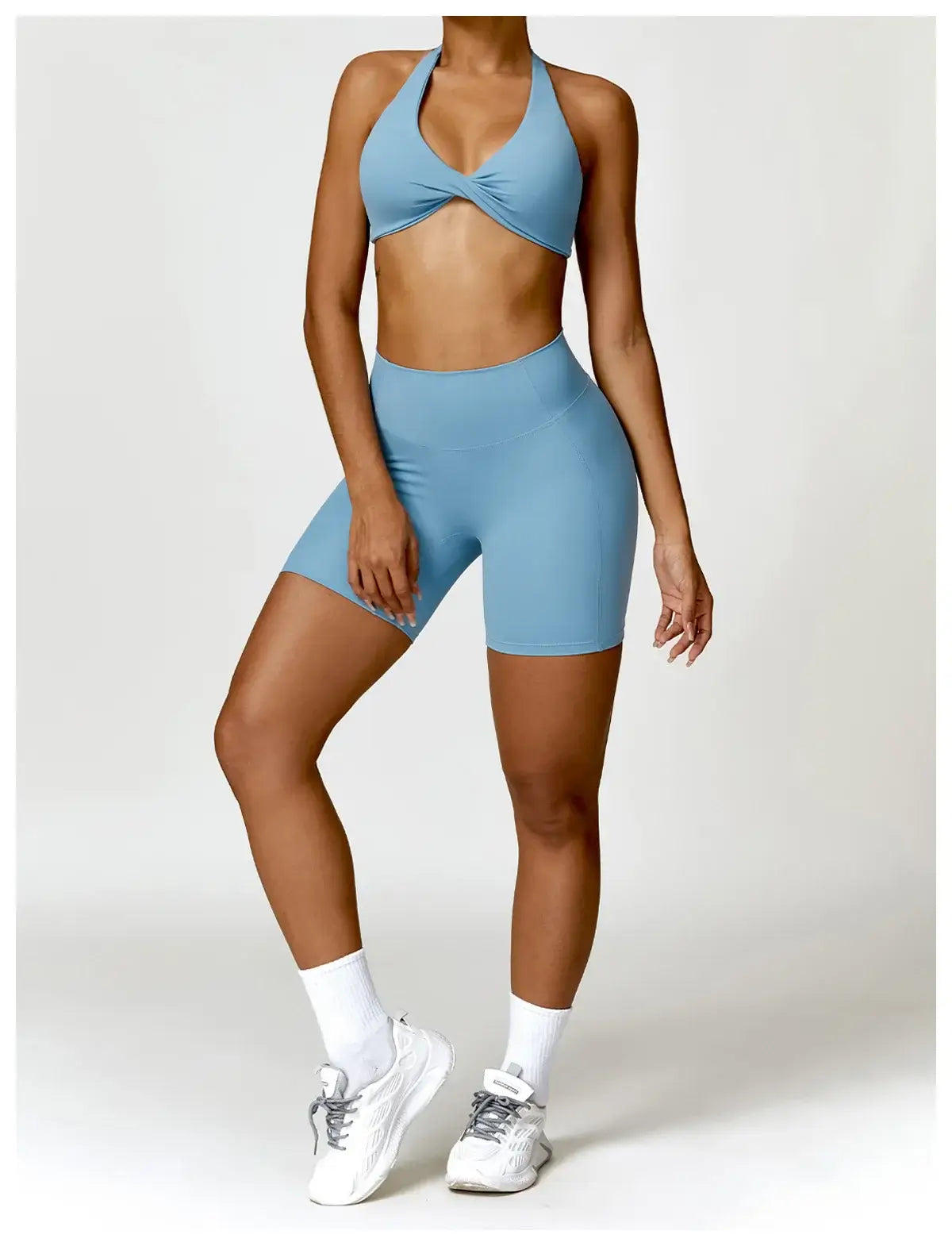 Women High Waist Yoga Fitness Shorts