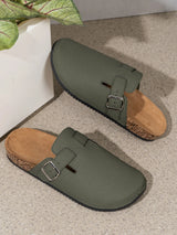 Men’s Solid Color Mules