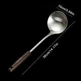 Wok Spatula & Ladle Cooking Tool Set