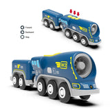 Magnetic Wooden Train Set for Kids