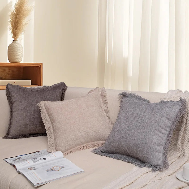Cotton Decorative Pillow Cover