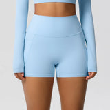 Women's Pocketed Fitness Yoga Shorts