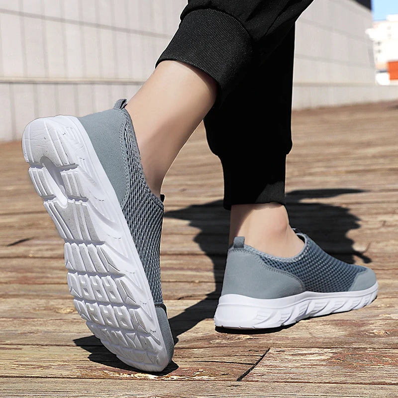Men Breathable Mesh Walking Loafers