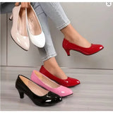 Nude Low Heel Pumps – Office & Party 2025