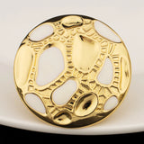 Women’s Gold Jewelry Set with Earrings & Necklace