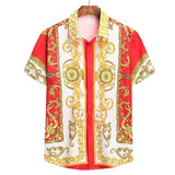 Men Silk Button Down Shirt