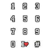 Women Number Shoe Charms Crocs Accessories