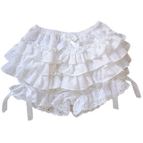 Women's Kawaii Patchwork Skirt Shorts
