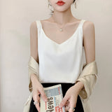 Satin Silk V-Neck Cami