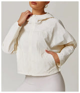 Women Quick Dry Hooded Sports Jacket