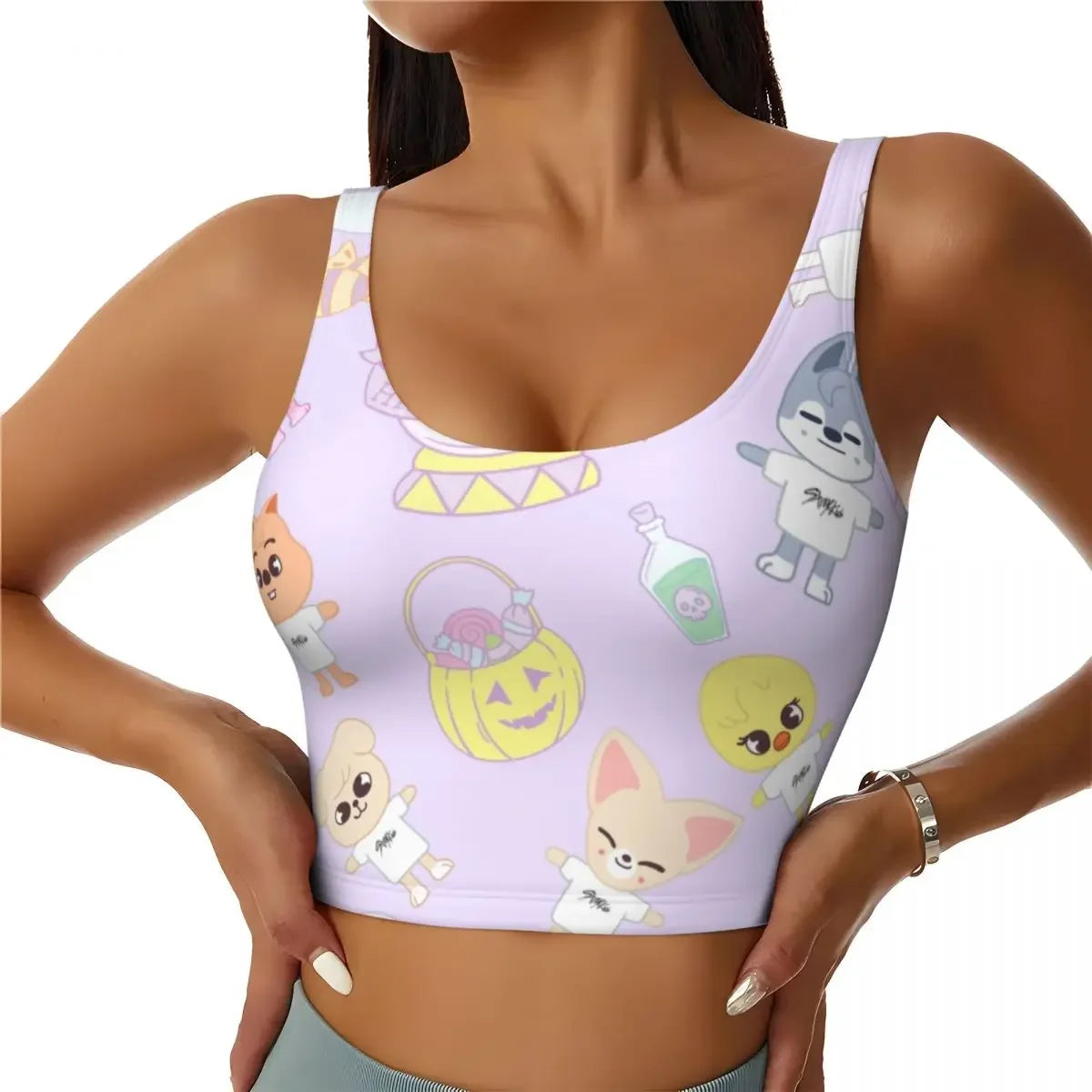 Sparkling Rhinestone Backless Camisole Tank