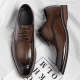 Men Large Size Leather Dress Shoes