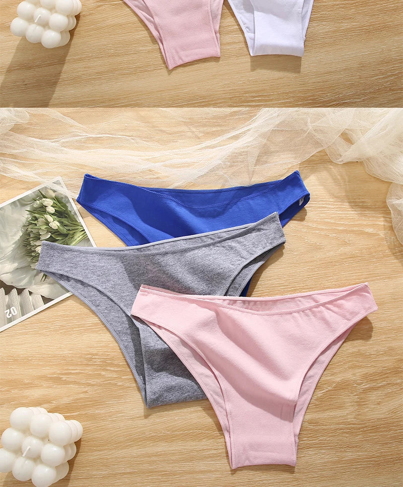 Women Cotton Panties Set (5pcs)