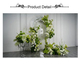 White Green Floral Arrangement Decor