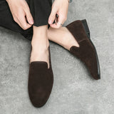 Men’s Suede Driving Mules