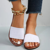 Women Luxury Flat Sandals Designer Slides