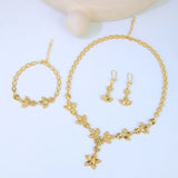 Dubai 21K Gold Plated Bridal Jewelry Set