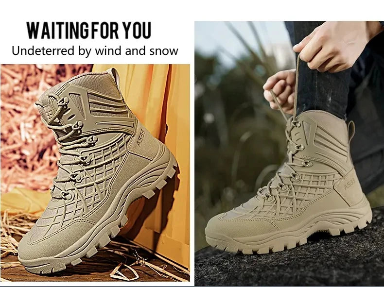 Men’s High-Top Street Style Boots