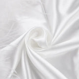 Women Satin Pajama Set with Feather Trim Pants