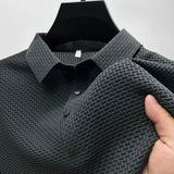Men Ice Silk Polo Shirt