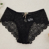 Mid Waist Lace Panties