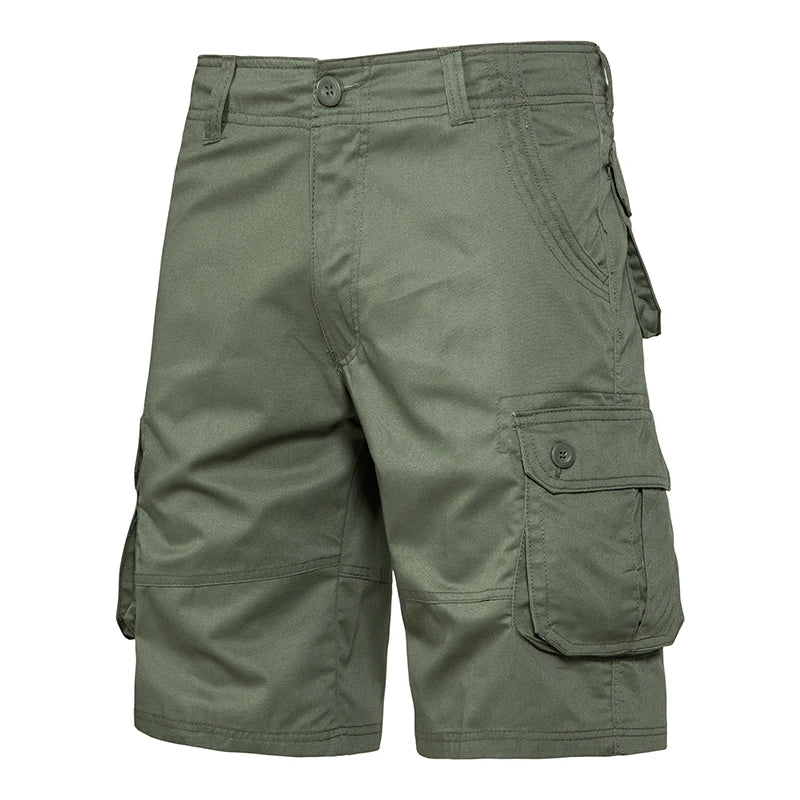 Men Multi-Pocket Cargo Shorts