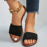 Women Luxury Flat Sandals Designer Slides