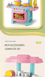 Kids Mini Kitchen Counter Play Set