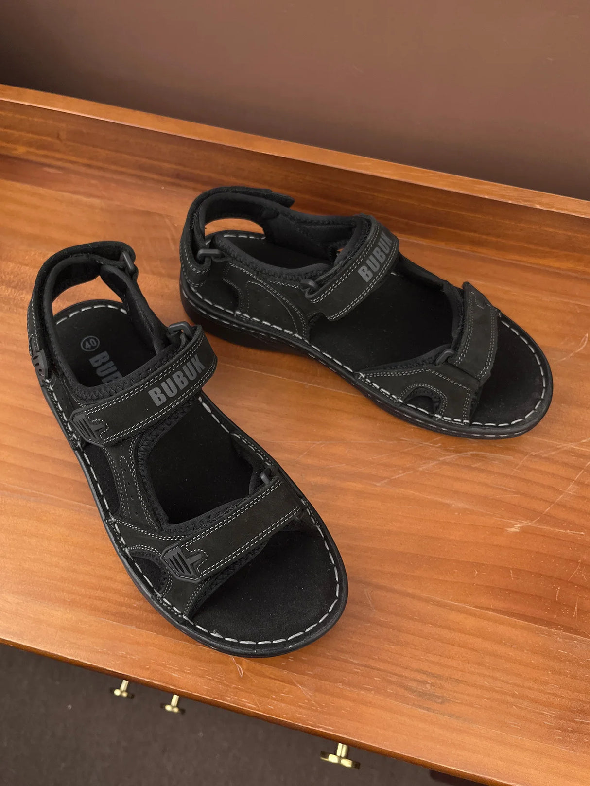 Men Leather Outdoor Sport Sandals