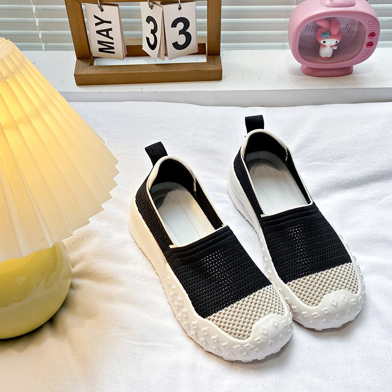 Mesh Knit Slip-On Loafers – Lightweight & Breathable 2025
