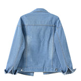 Pure Color Women's Denim Jacket